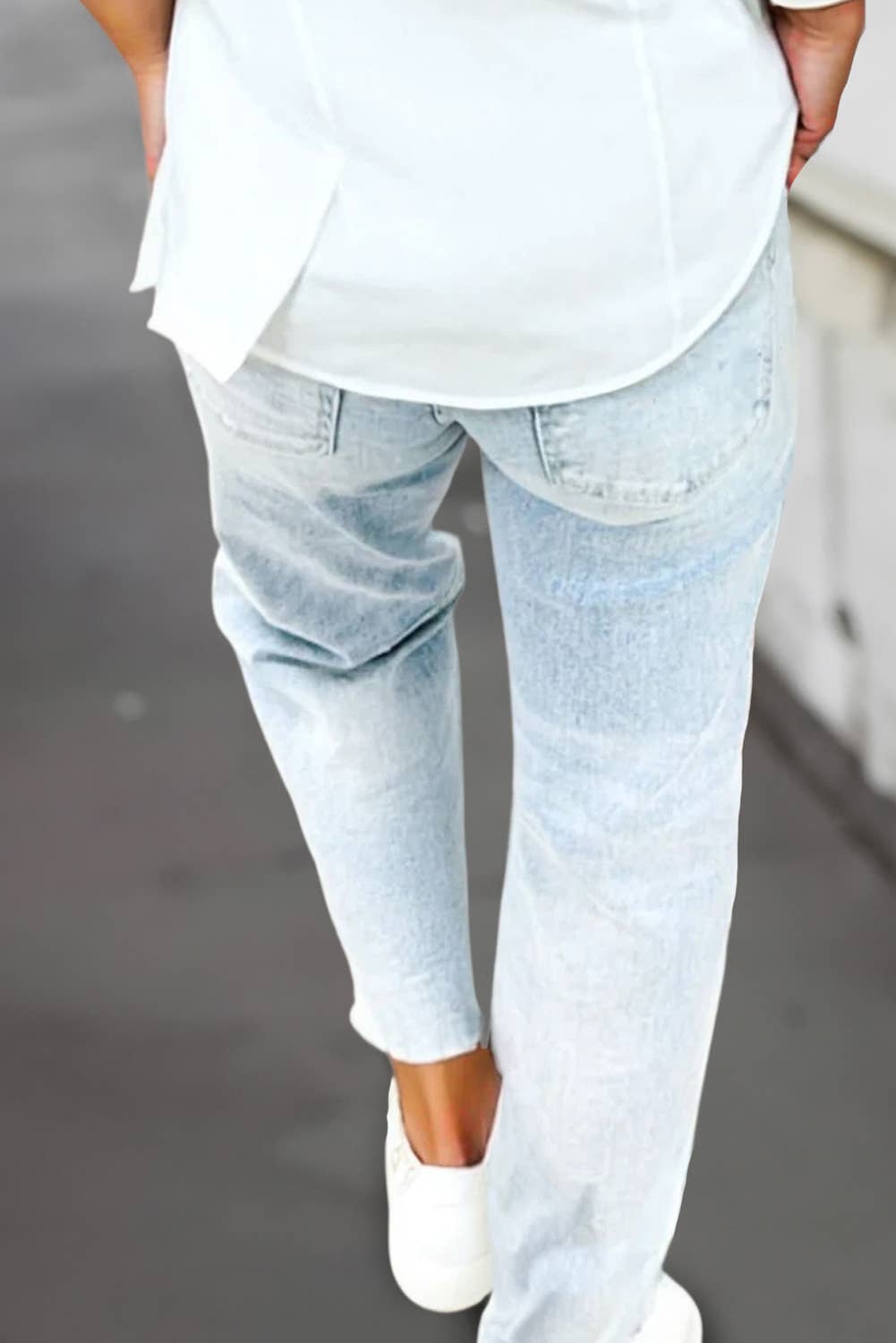 Ashton Frayed Cropped Jeans