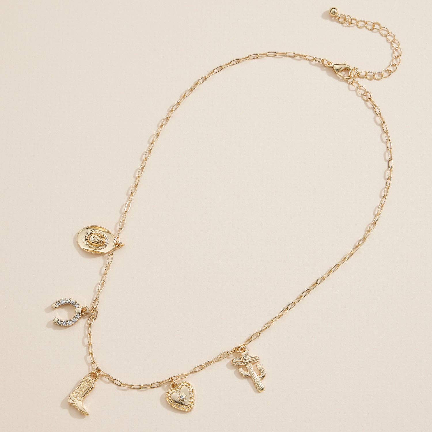 Dolly Western Charm Necklace