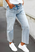 Ashton Frayed Cropped Jeans